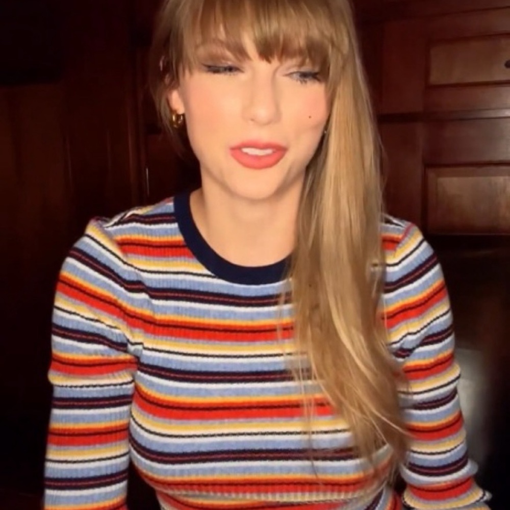 Reformation Multicolor Striped Ribbed Crewneck Sweater - Picture 2 of 4